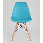 Пластиковый стул на ножках из массива бука Eames Torquoise варинант исполнения - 4 | Loft Concept во Владивостоке