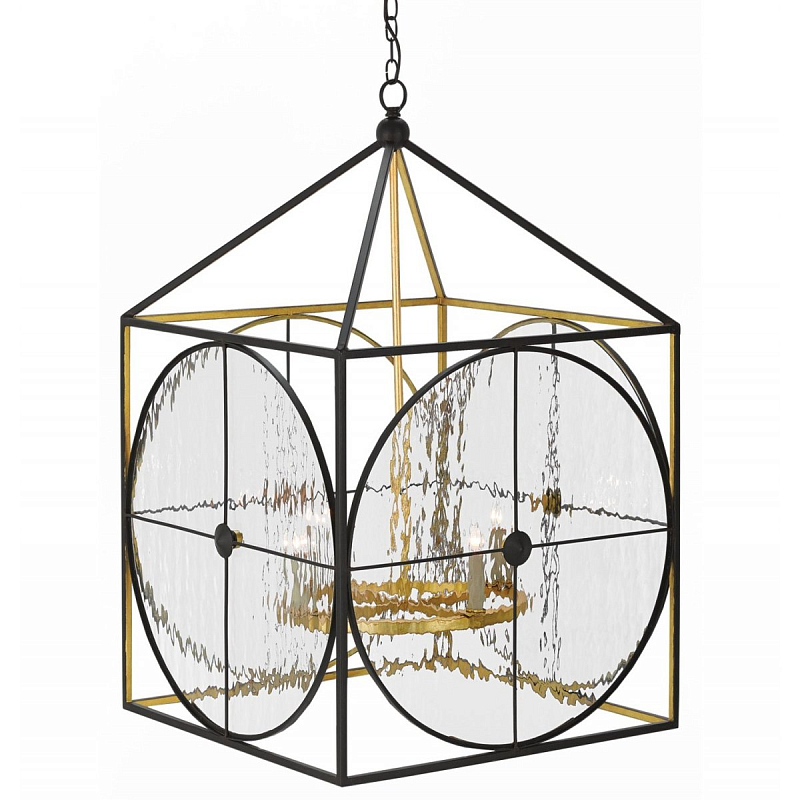 Люстра CURREY AND COMPANY SAGAMORE LANTERN Золотой Черный Люстра CURREY AND COMPANY SAGAMORE LANTERN Золотой Черный во Владивостоке | Loft Concept