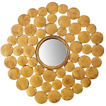 Настенное зеркало Ernest Metal Brass Mirror варинант исполнения - 1 | Loft Concept во Владивостоке