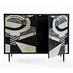 Буфет в гостиную с инкрустацией  Bone Inlay sideboard - 2 doors варинант исполнения - 3 | Loft Concept во Владивостоке