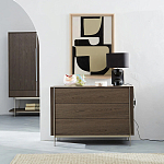 Платяной шкаф из серого дуба Sawada Gray Oak Wardrobe варинант исполнения - 8 | Loft Concept во Владивостоке