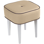 Квадратный мягкий пуф на белых ножках Winton Pouf Square варинант исполнения - 19 | Loft Concept во Владивостоке
