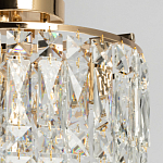 Потолочный светильник круглый с прозрачными подвесками Lunet варинант исполнения - 3 | Loft Concept во Владивостоке