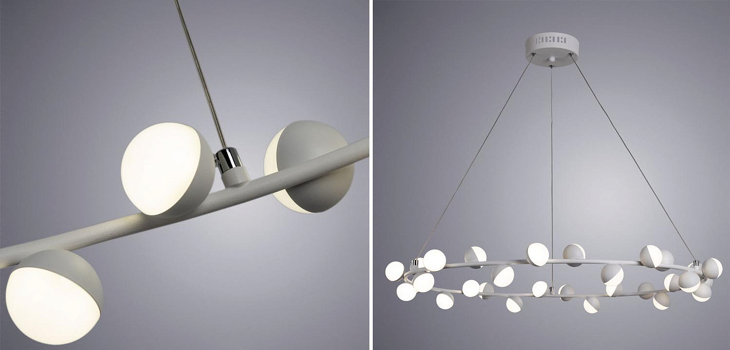 Люстра Vilelme Chandelier white 80 Люстра Vilelme Chandelier white 80 - Loft-Concept во Владивостоке