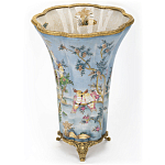 Фарфоровая ваза с изображением попугаев Eden Garden варинант исполнения - 3 | Loft Concept во Владивостоке