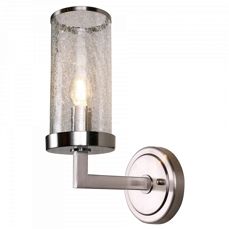 Бра LIAISON Single Arm Sconce Wall Lamp Silver Никель Прозрачный Бра LIAISON Single Arm Sconce Wall Lamp Silver Никель Прозрачный во Владивостоке | Loft Concept