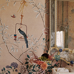 Обои ручная роспись Cecily pink варинант исполнения - 5 | Loft Concept во Владивостоке