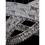 Люстра на 2 кольца с текстурной огранкой Reflection of Reality варинант исполнения - 8 | Loft Concept во Владивостоке