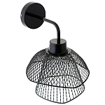 Бра с сетчатым металлическим абажуром Black Mesh Lampshade варинант исполнения - 3 | Loft Concept во Владивостоке