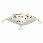 Подушка декоративная с геометрическим узором и кисточками Divine Abstractions варинант исполнения - 1 | Loft Concept во Владивостоке