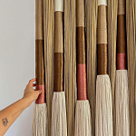 Текстильное Панно Макраме для ресторана Mexico Wall Hanging  варинант исполнения - 1 | Loft Concept во Владивостоке