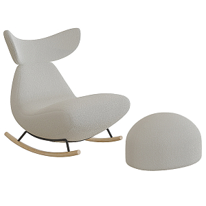 Кресло-качалка IMOLA с банкеткой для ног