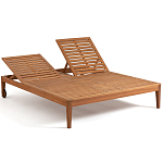 Шезлонг двухместный из эвкалипта Sunset варинант исполнения - 4 | Loft Concept во Владивостоке