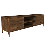 ТВ-тумба с 4-мя ящиками и полками из массива бука Tasteful Furniture варинант исполнения - 1 | Loft Concept во Владивостоке