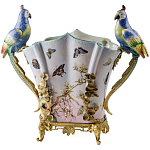 Ваза фарфоровая с попугаями Ferra варинант исполнения - 2 | Loft Concept во Владивостоке