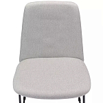 Стул мягкий светло-серый Chair Gray Runners варинант исполнения - 5 | Loft Concept во Владивостоке