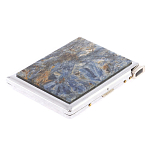 Портсигар на 10 сигарет с газовой зажигалкой из натурального камня Кианит Stone Cigarettes Cases варинант исполнения - 2 | Loft Concept во Владивостоке