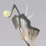 Торшер белая статуэтка Девушка Girl Carries Light Balls варинант исполнения - 2 | Loft Concept во Владивостоке