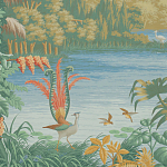 Обои ручная роспись Le Brésil Paille варинант исполнения - 3 | Loft Concept во Владивостоке