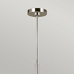 Люстра с 6-ю лампами на тонких изогнутых рожках в современном стиле Feiss варинант исполнения - 9 | Loft Concept во Владивостоке