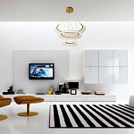 Люстра подвесная с 3-мя кольцевыми светодиодными лампами Catcher варинант исполнения - 2 | Loft Concept во Владивостоке