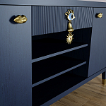 Комод-буфет Elsa Dreams Blue с открытыми полками   варинант исполнения - 4 | Loft Concept во Владивостоке