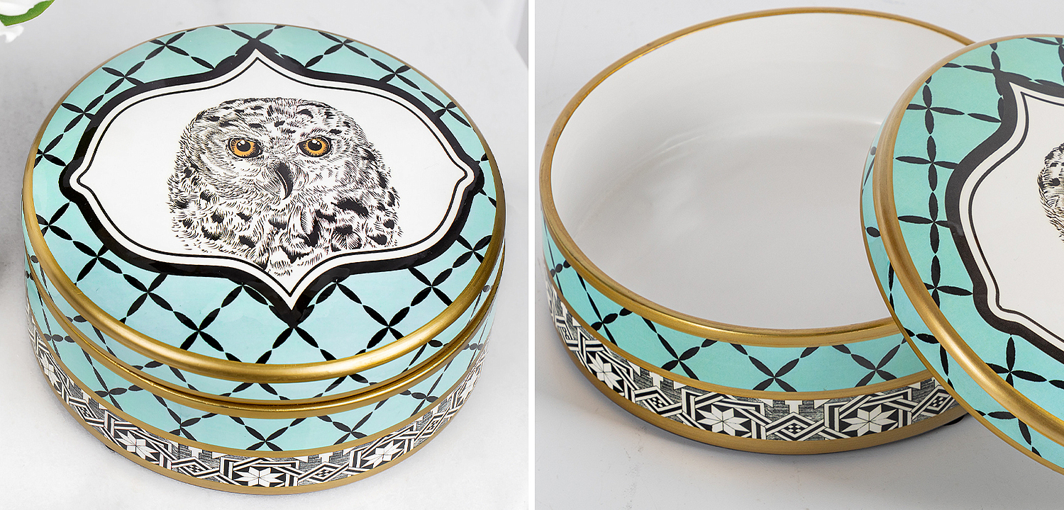 Шкатулка Owl Collection Turquoise Box Шкатулка Owl Collection Turquoise Box - Loft-Concept во Владивостоке