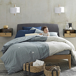 Бра из металла и дерева Ruell White Metal Wooden Wall Lamp варинант исполнения - 4 | Loft Concept во Владивостоке