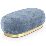 Длинный овальный пуф Ambrose Soft Oval Pouf варинант исполнения - 1 | Loft Concept во Владивостоке