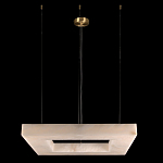 Люстра с квадратным каменным плафоном Calcite Square Light варинант исполнения - 2 | Loft Concept во Владивостоке