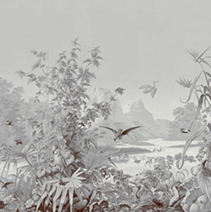 Обои ручная роспись Brazil Grey