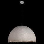 Подвесной светильник в форме купола белого цвета с ажурной бахромой Tactile Line варинант исполнения - 3 | Loft Concept во Владивостоке