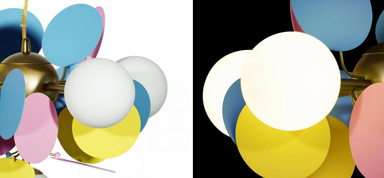 Люстра MATISSE Chandelier multicolor 6 ламп Люстра MATISSE Chandelier multicolor 6 ламп - Loft-Concept во Владивостоке