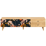 Длинная ТВ-тумба с принтом на ящиках Elise TV Stand варинант исполнения - 10 | Loft Concept во Владивостоке