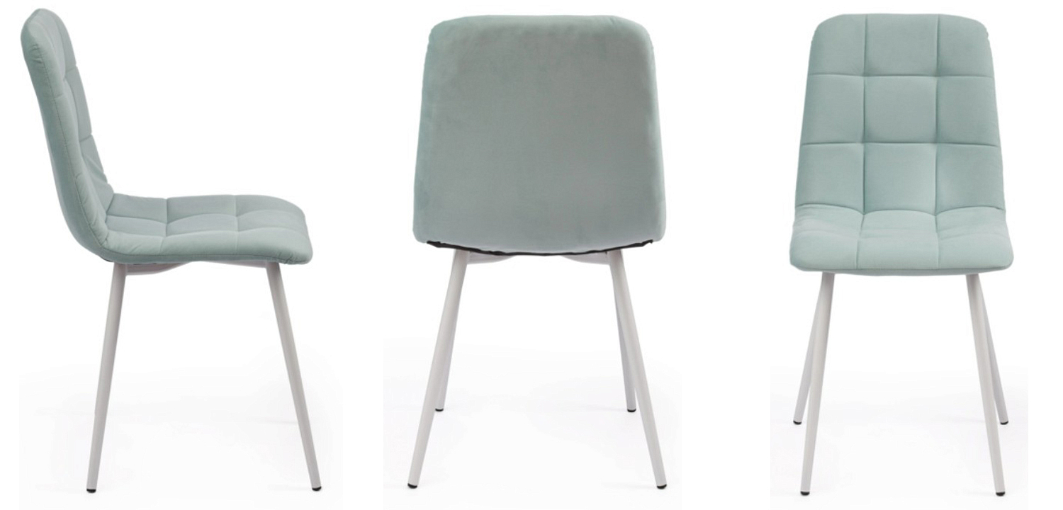 Стул Nancy Velour Light Blue Chair Стул Nancy Velour Light Blue Chair - Loft-Concept во Владивостоке