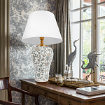 Настольная лампа с цветочной росписью Lamp Flower Painting варинант исполнения - 5 | Loft Concept во Владивостоке