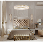 Бра с каскадом из прозрачного хрусталя и корпусом золотого цвета Constant Sparks варинант исполнения - 6 | Loft Concept во Владивостоке