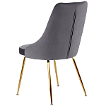 Стул в серой велюровой обивке Ward Grey Velour Chair варинант исполнения - 4 | Loft Concept во Владивостоке