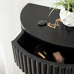 Прикроватный подвесной столик с ящиком черный Bedside Hanging Table варинант исполнения - 3 | Loft Concept во Владивостоке