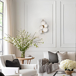 Бра с золотым основанием и 5-ю белыми шарообразными плафонами Bubble варинант исполнения - 4 | Loft Concept во Владивостоке