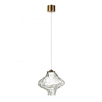 Подвесной светильник с плафоном из фактурного прозрачного стекла Light Ensemble варинант исполнения - 8 | Loft Concept во Владивостоке