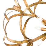 Люстра круглая в виде объёмного цветка Golden Flower Sphere варинант исполнения - 1 | Loft Concept во Владивостоке