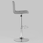 Барный стул с сиденьем серого цвета Honory варинант исполнения - 2 | Loft Concept во Владивостоке