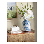 Ваза с мотивами цветущего сада с попугаями Vase Inspired by Nature варинант исполнения - 4 | Loft Concept во Владивостоке