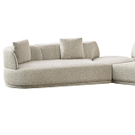 Угловой диван Calypso с поворотным механизмом и пуфом   варинант исполнения - 2 | Loft Concept во Владивостоке