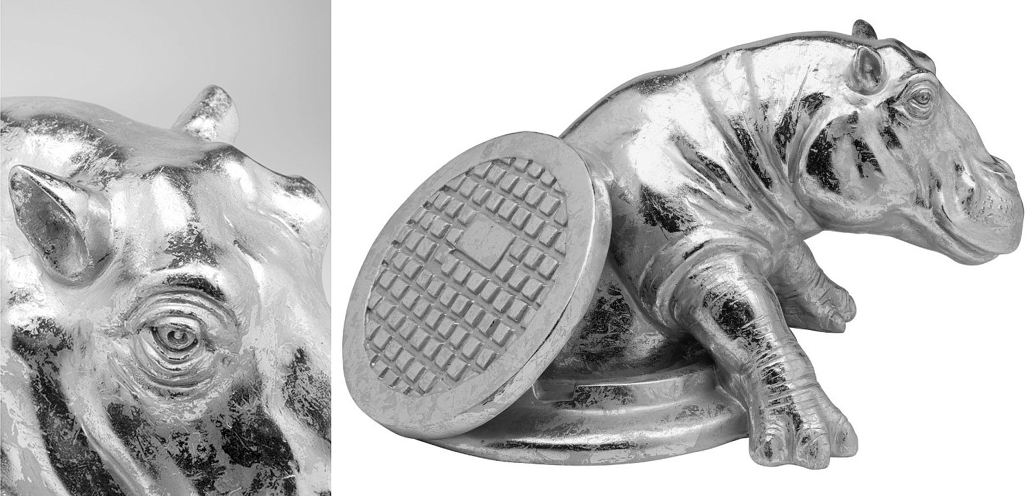 Статуэтка Chrome Hippo - Loft-Concept во Владивостоке