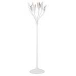 Торшер белый с плафонами в виде лепестков Delicate Flower варинант исполнения - 1 | Loft Concept во Владивостоке