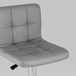 Барный стул с сиденьем серого цвета Honory варинант исполнения - 7 | Loft Concept во Владивостоке