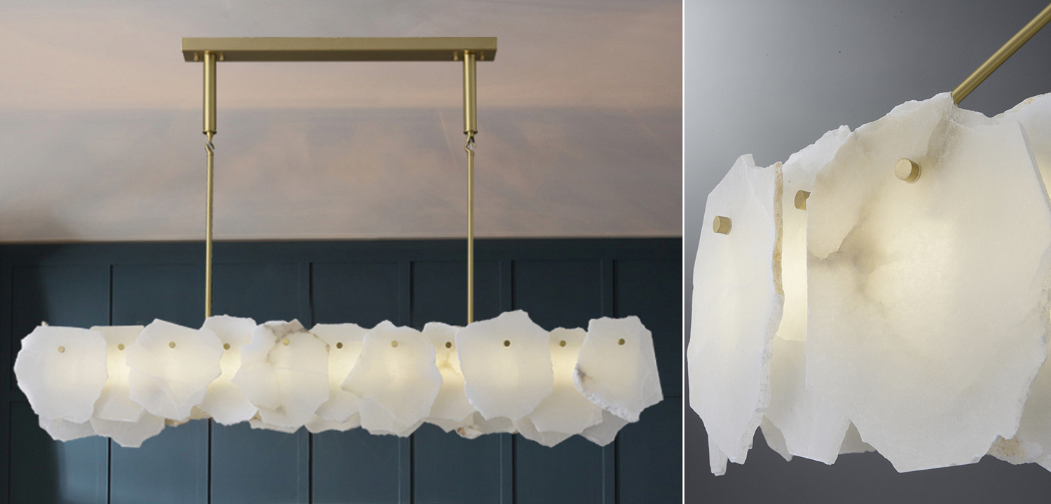 Люстра Lucretia Marble Rectangular Chandelier Люстра Lucretia Marble Rectangular Chandelier - Loft-Concept во Владивостоке