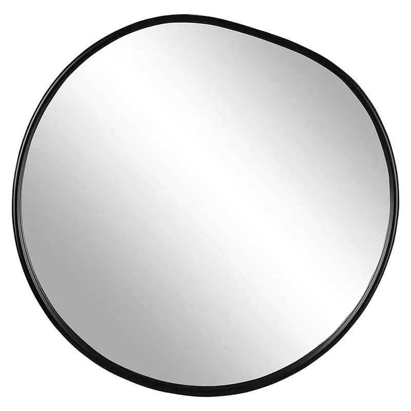 Зеркало круглое с асимметрией Light Reflection Черный Зеркало круглое с асимметрией Light Reflection Черный во Владивостоке | Loft Concept